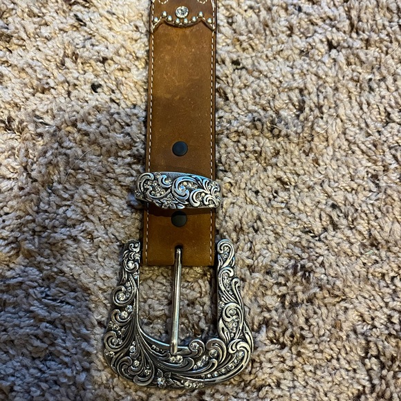 Tony Lama Katlyn Crystal Belt 36 - Picture 10 of 11
